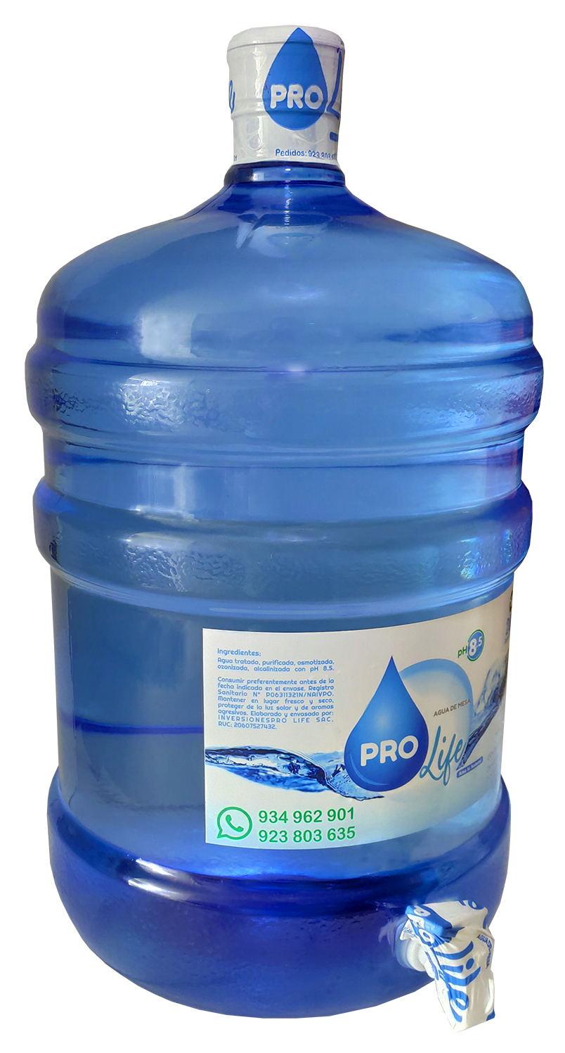 3 bidones de agua 20L c/u Incluye envase para dispensador – DUERY
